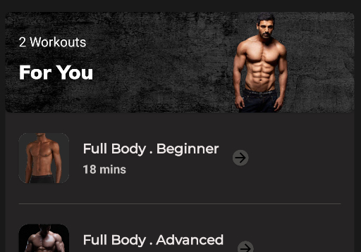 Android Fitness App
